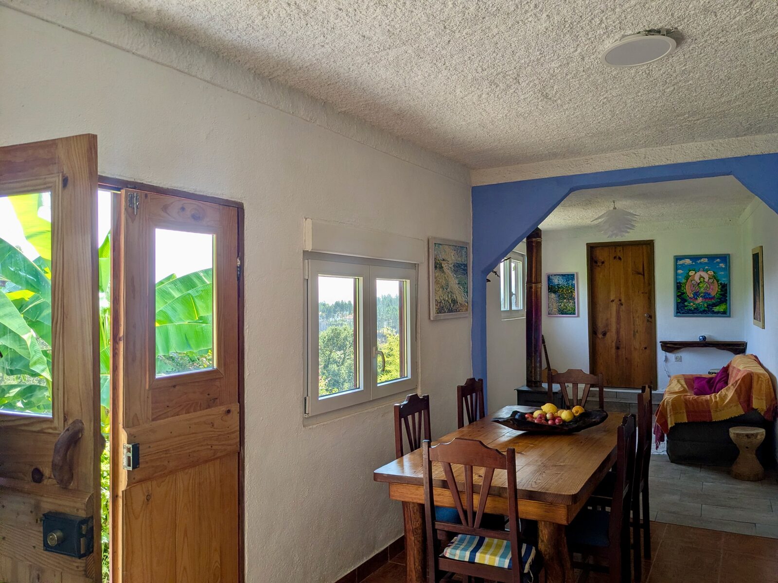 Kitchen and living room interior